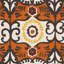 Tapis bourgogne en coton Allison Ikat-19267884