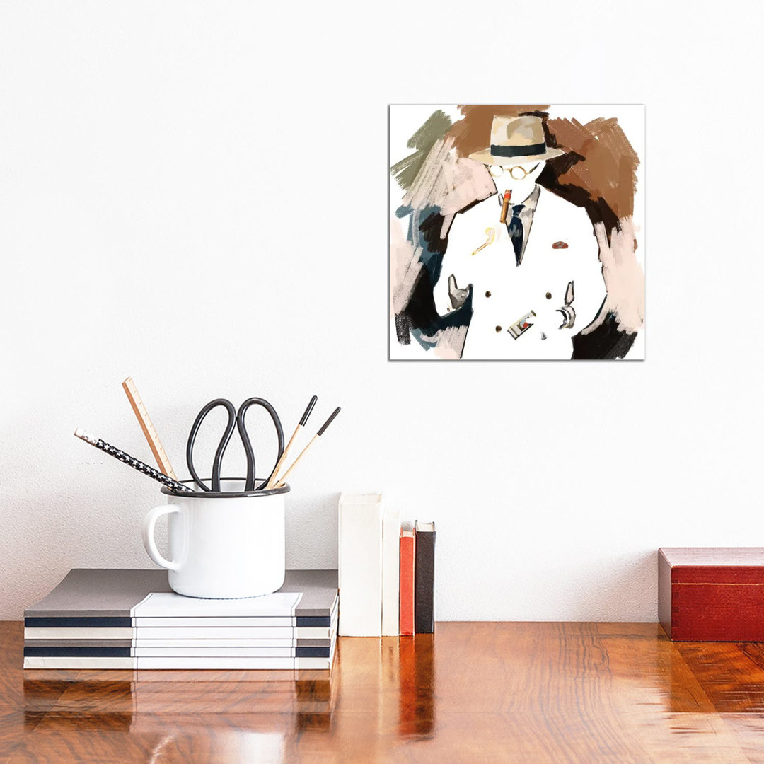 Lighting Up In White von Sunflowerman - No Frame Gallery-Wrapped Canvas Giclée on Canvas