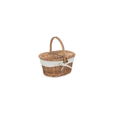Wicker Child sized Lined Hamper