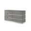 Commodes horizontales en bois Arielah, gris