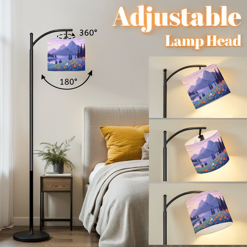 Lampe sur pied Arc Serene