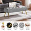 Banc avec repose-pieds Modern Velvet-1200224045