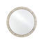 Hyson Round Solid And Engineered Wood Beveled Wall Mirror