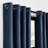 Eclipse Luxury Cotton Velvet 100% Blackout Grommet Curtain Panel-86494738-86494728