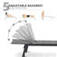 Chaise longue inclinable 66,15 po avec table-88999370