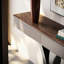Table de véranda en bois et en métal de style français.-2123972367