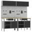Set Of 6 Steel Medium Tool Wall Panel-1499423946