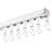 Ceiling Curtain Track Set Room Divider with Hooks-1230556634