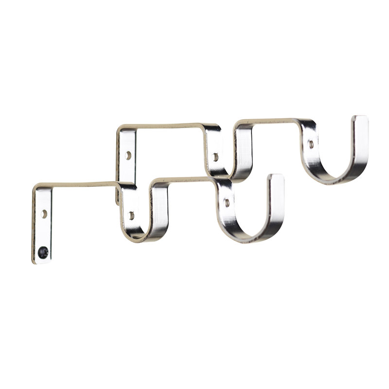 Petree Steel Mounting Bracket, Brushed Steel