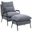 Fauteuil d'appoint inclinable avec repose-pieds Aneshia-297970894
