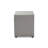 Caden Jonesy Gray Fabric Upholstered 2-Drawer Wood Nightstand-1525636489