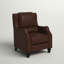 Fauteuil inclinable manuel en similicuir de 30 po Brighi-985514854
