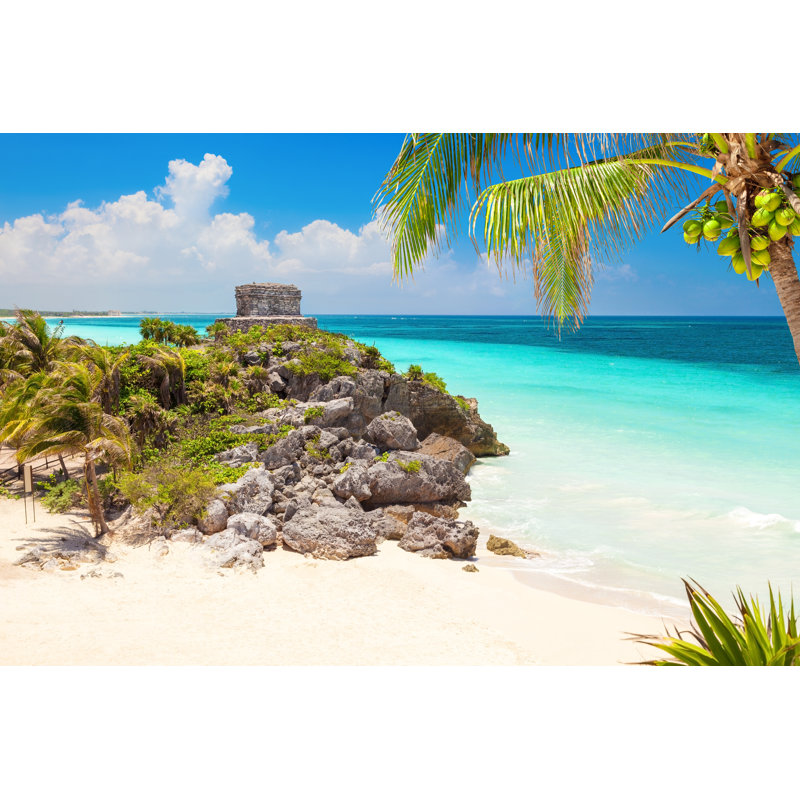 " Beaches Of Tulum " by Joseignaciosoto, 12" W x 8" H