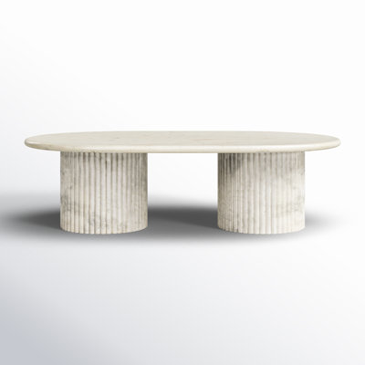 Verbana Genuine Marble Single Coffee Table