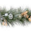 Flocked Pine And Ornaments Artificial Christmas Garland - 10' X 15" - Unlit