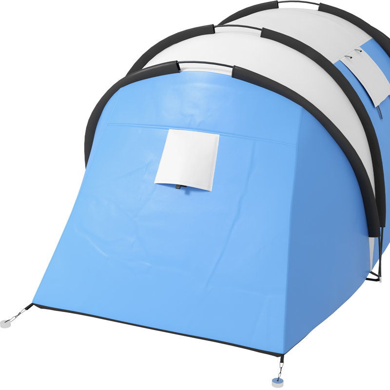 Tente de camping pour 4 personnes avec empreinte, mouche, sac de transport et piquets