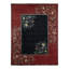 Rug & Kilim’S Chinese Art Deco Rug In Red & Black With Colorful Florals-1526750232