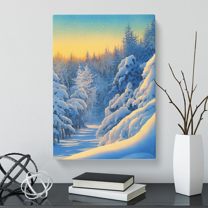 CAN-V0523-2799X Winter Forest Vol.2 - Wrapped Canvas Print, 60cm H x 40cm W x 3cm D
