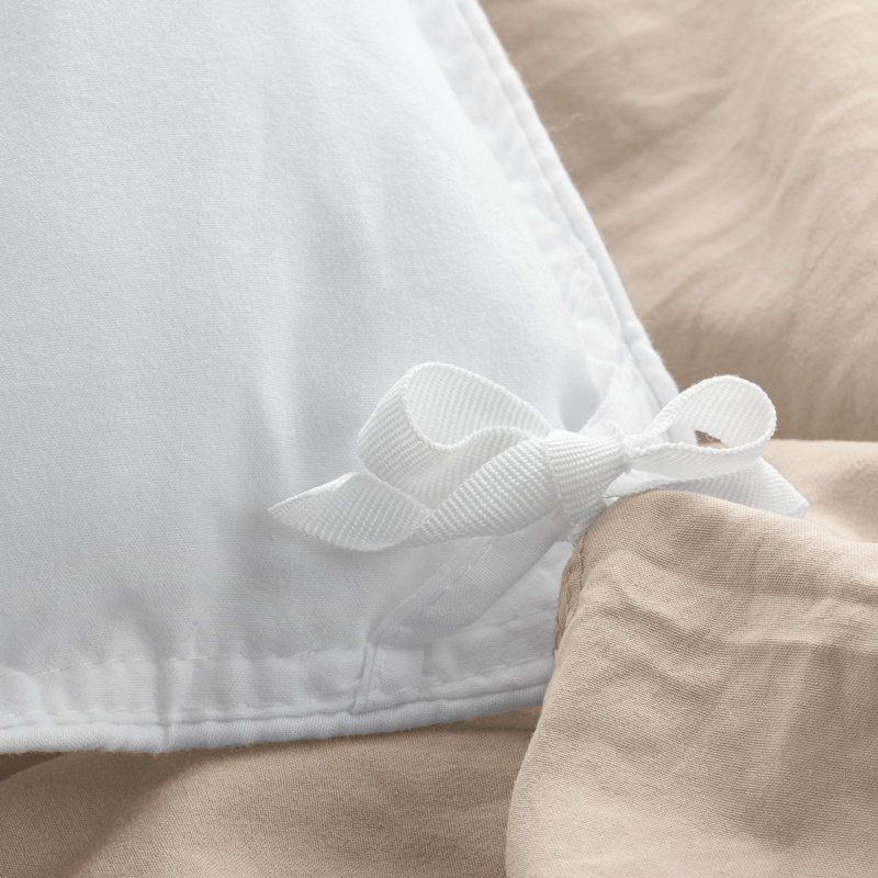 Sandwashed Duvet Cover Set, Single, Pebble Beach