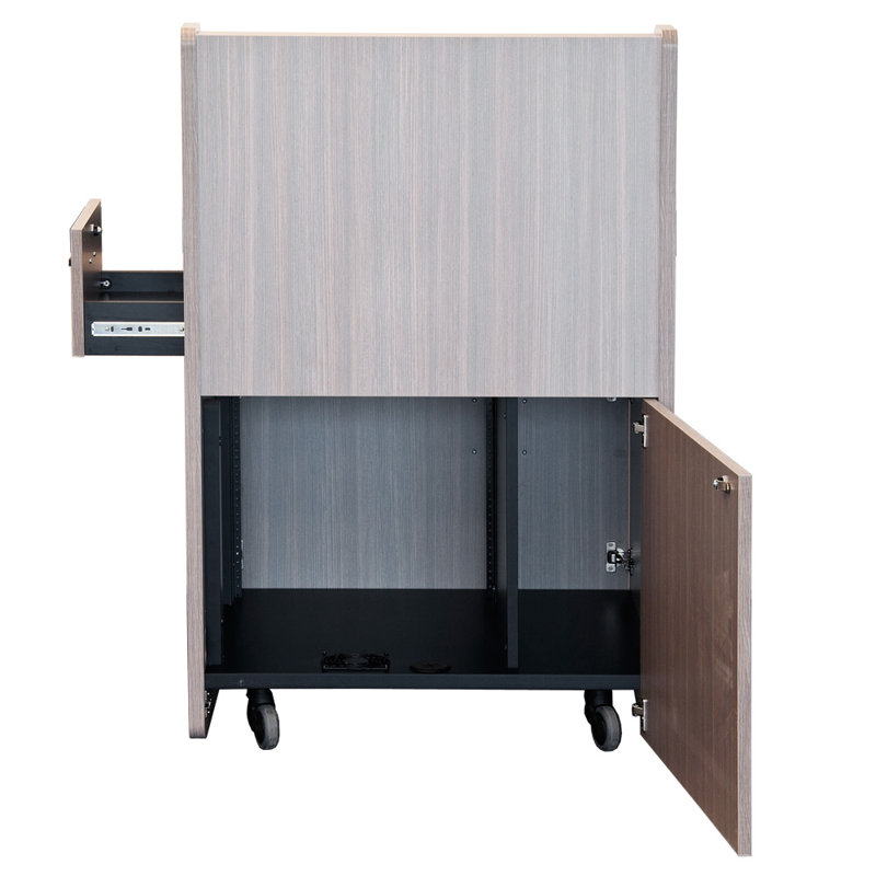 Podium de taille moyenne avec support, Gris orage