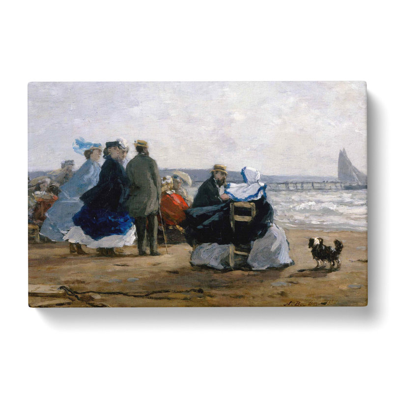 Beaulieu by Eugene Boudin - Wrapped Canvas, 50cm H x 76cm W x 3cm D