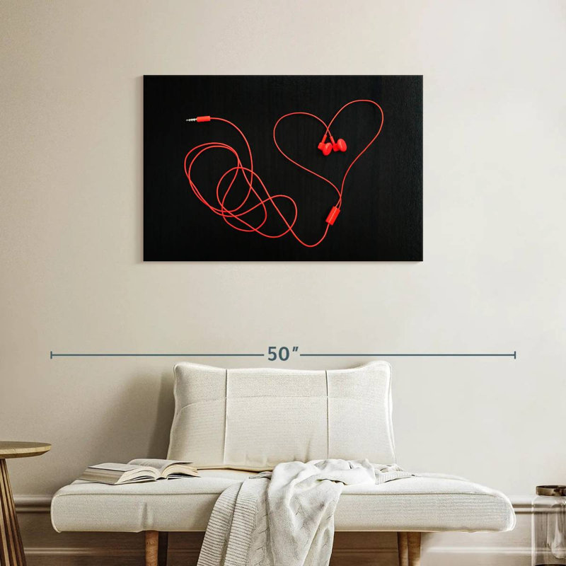 Écouteurs Abarca Heart, H 24 po x l 36 po