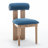 Abentego Solid Wood Fabric Dining Chair-1663143969-1664032701