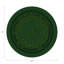 Christmas Berries Vegan Leather Round Pebble Placemat-535729858