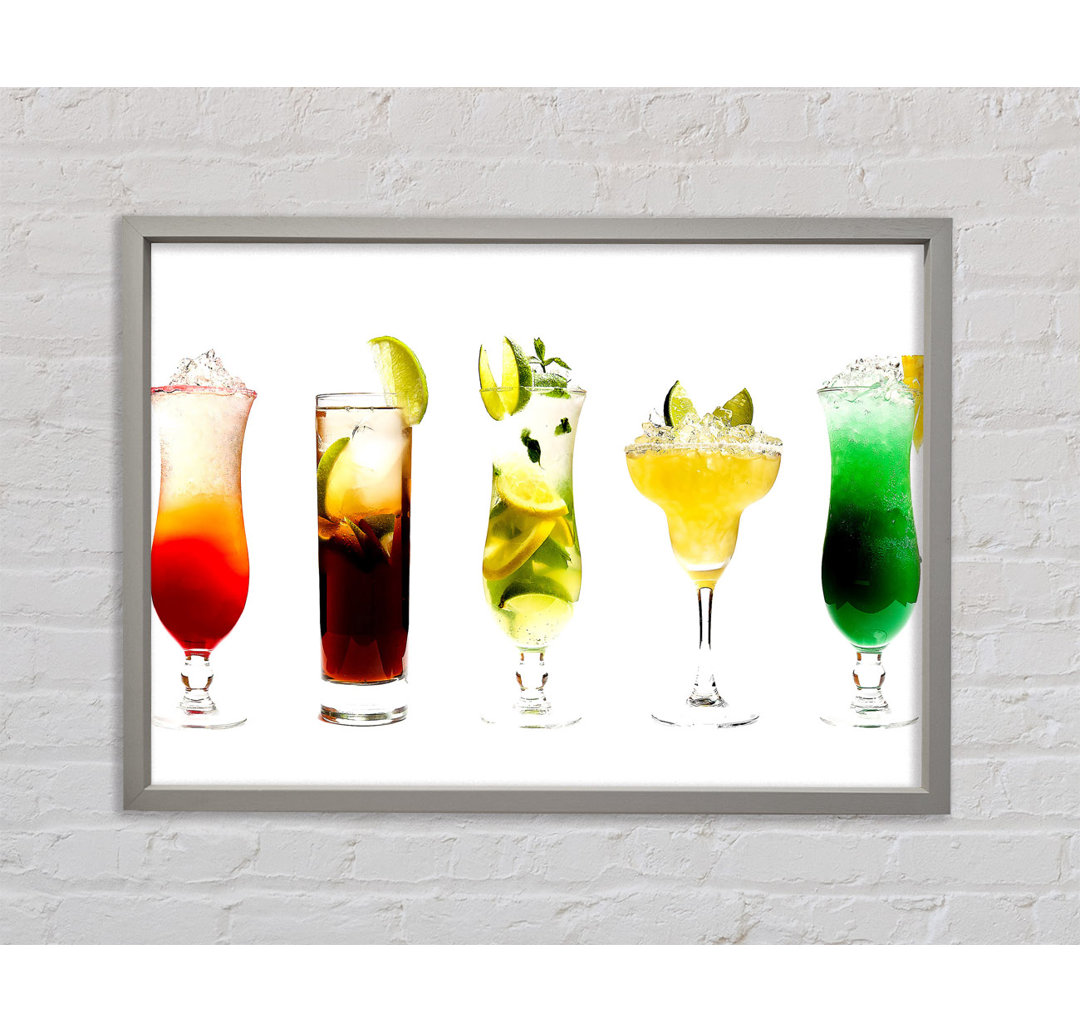 Cocktails For The Ladies - Einzelne Bilderrahmen Kunstdrucke auf Leinwand