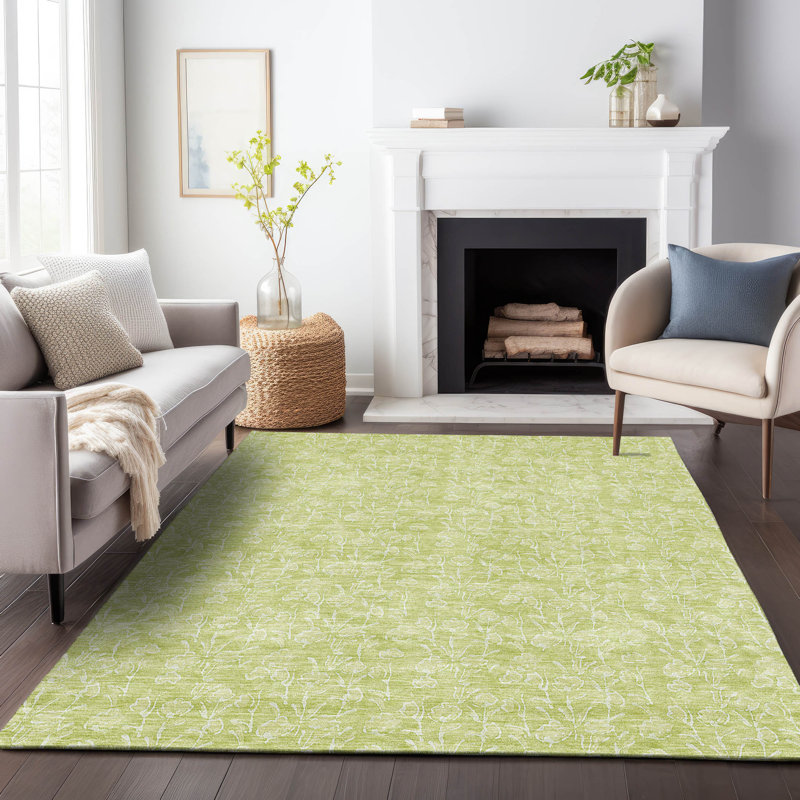 Tapis en aloès Prisco lavable à la machine de qualité supérieure, Rectangle 5 pi x 7 pi 6 po