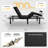 Queen Adjustable Bed Frame With Headboard, Ergonomic Electric Base with Remote, 2 USB Ports, Head & Foot Incline, Zero Gravity, Anti-Snore, Preset Positions, Nightlight, 4 Height Options, Easy Assembly