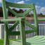 Chaise de salle à manger d'extérieur empilable-660053316