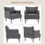 Fauteuil d'appoint, canapé simple à accoudoirs rembourrés-292251351