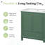 Meuble-lavabo multifonctionnel avec portes et tiroir 30 po-1789294724