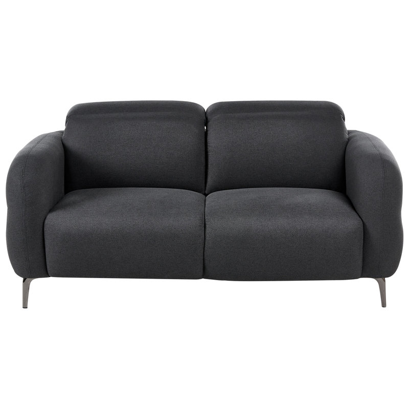 2 Seater Fabric Sofa, Black