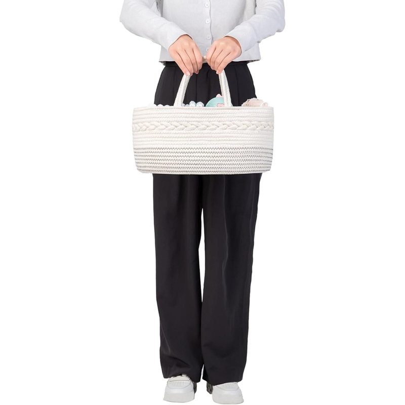 Rebrilliant Cotton Storage Bag, Beige