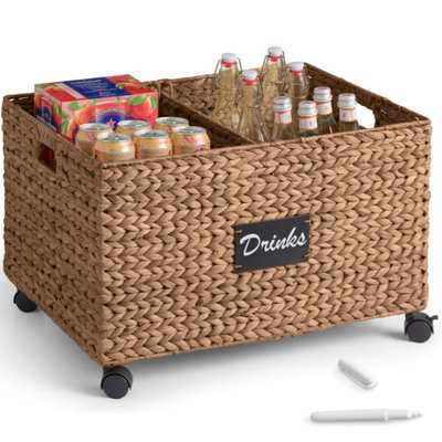 Rolling Pantry Storage Basket