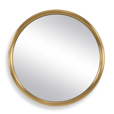 Uttermost Atkinson Modern Brass Round Mirror