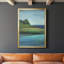 «Silent Lakeside I», reproduction encadrée de qualité supérieure - prête à être accrochée-88286060-88286061