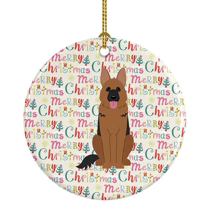 Ornement suspendu Merry Christmas
