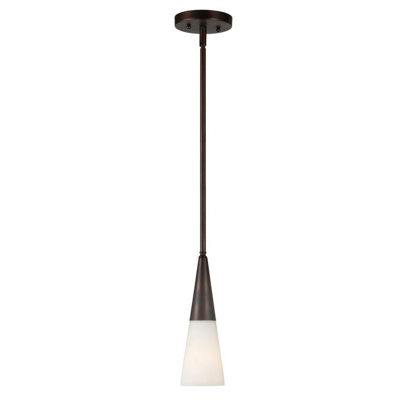 Luminaire suspendu conique à 1 lumière Rader