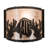 Rustic Lodge Flush Mounted Sconce