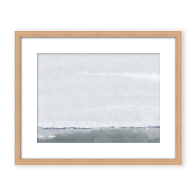 Coastal Retreat Silver Seas: Abstract Oceanscape