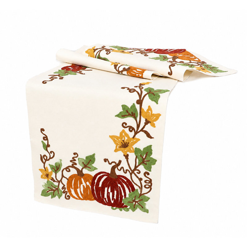 Chemin de table Tryon Happy Fall, L 70 po x l 15 po