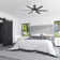 62'' Talbert 6 - Blade Standard Ceiling Fan with Remote and Light Kit Included