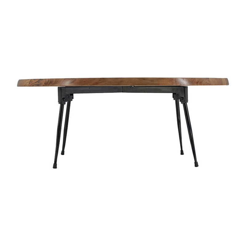 Table basse à 4 pieds, 12" H x 21" W x 31" D