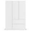 Wardrobe with hinged door wardrobe with drawers and push-to-open function, MADE IN GERMANY-104828550