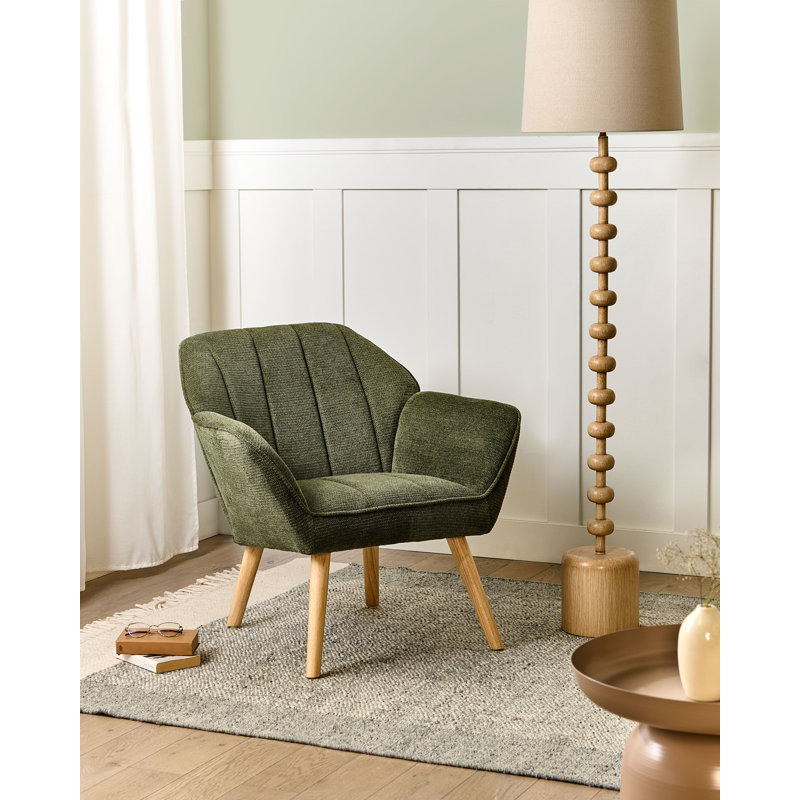 TORUD Upholstered Armchair, Green