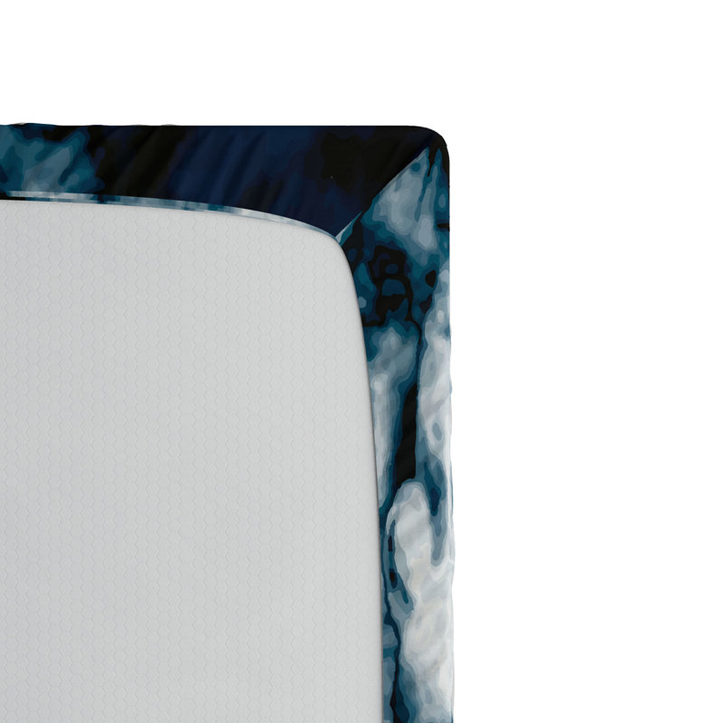 Microfiber Abstract Fitted Sheet, Queen Fitted Sheet