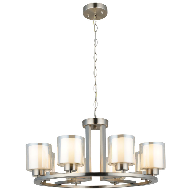 Milagrace 8 - Light Satin Chandelier Pendant